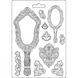 Форма для моделирования Stamperia K3PTA5639 "Зеркала и виньетки", А5